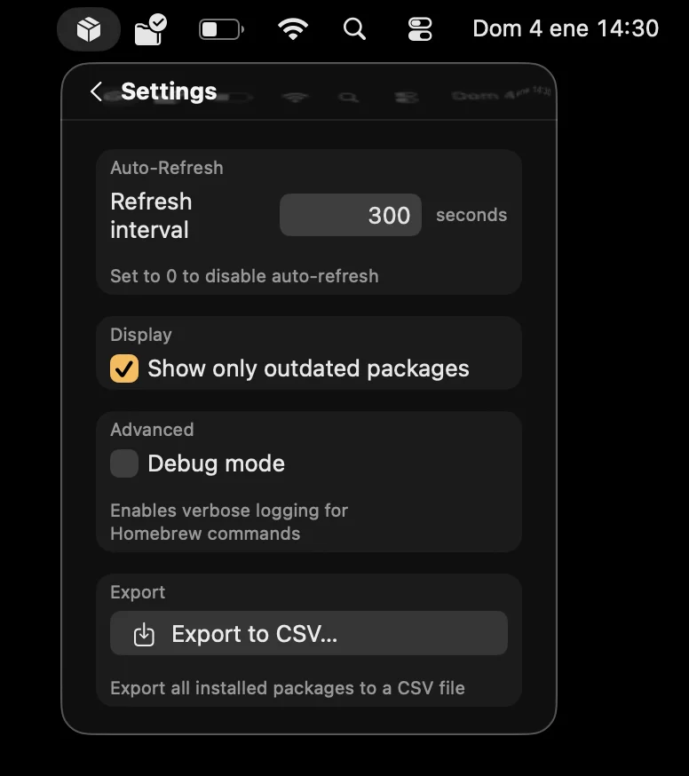 Brew Package Manager screenshot 3