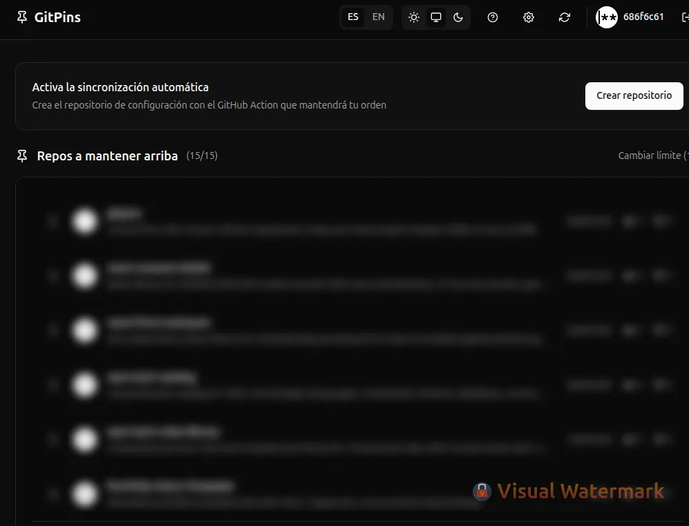 GitPins screenshot 2