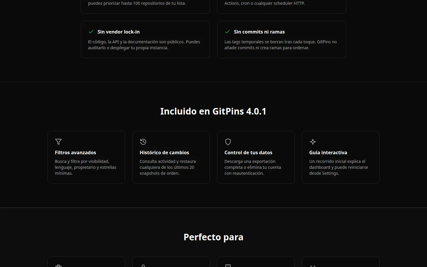 GitPins screenshot 2