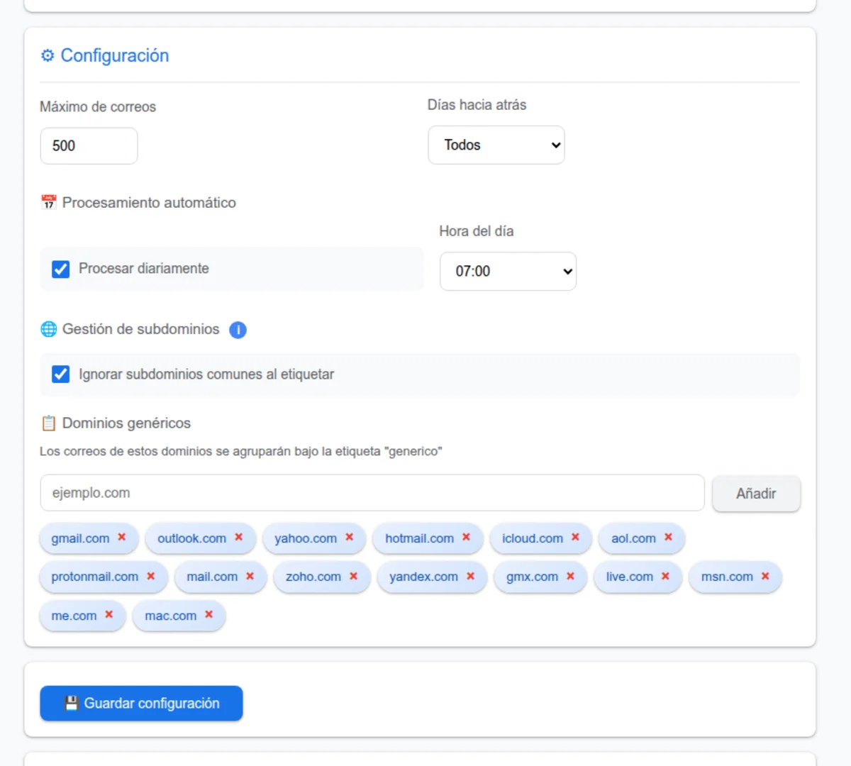 Gmail Labels Creator screenshot 2