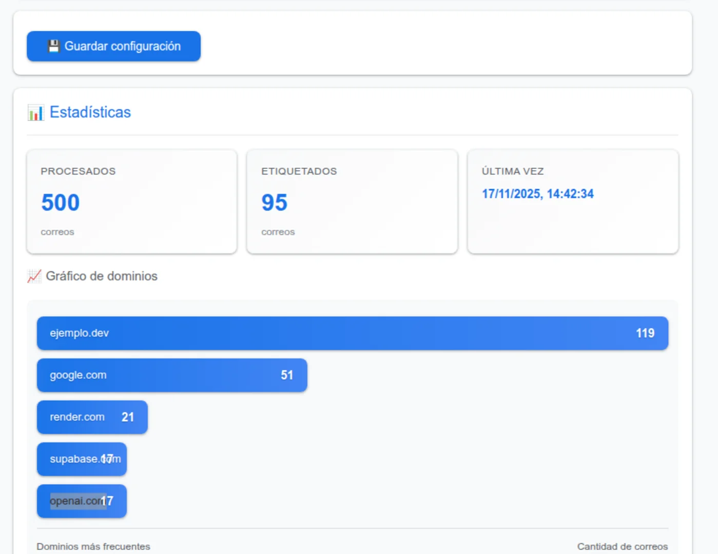Gmail Labels Creator screenshot 3