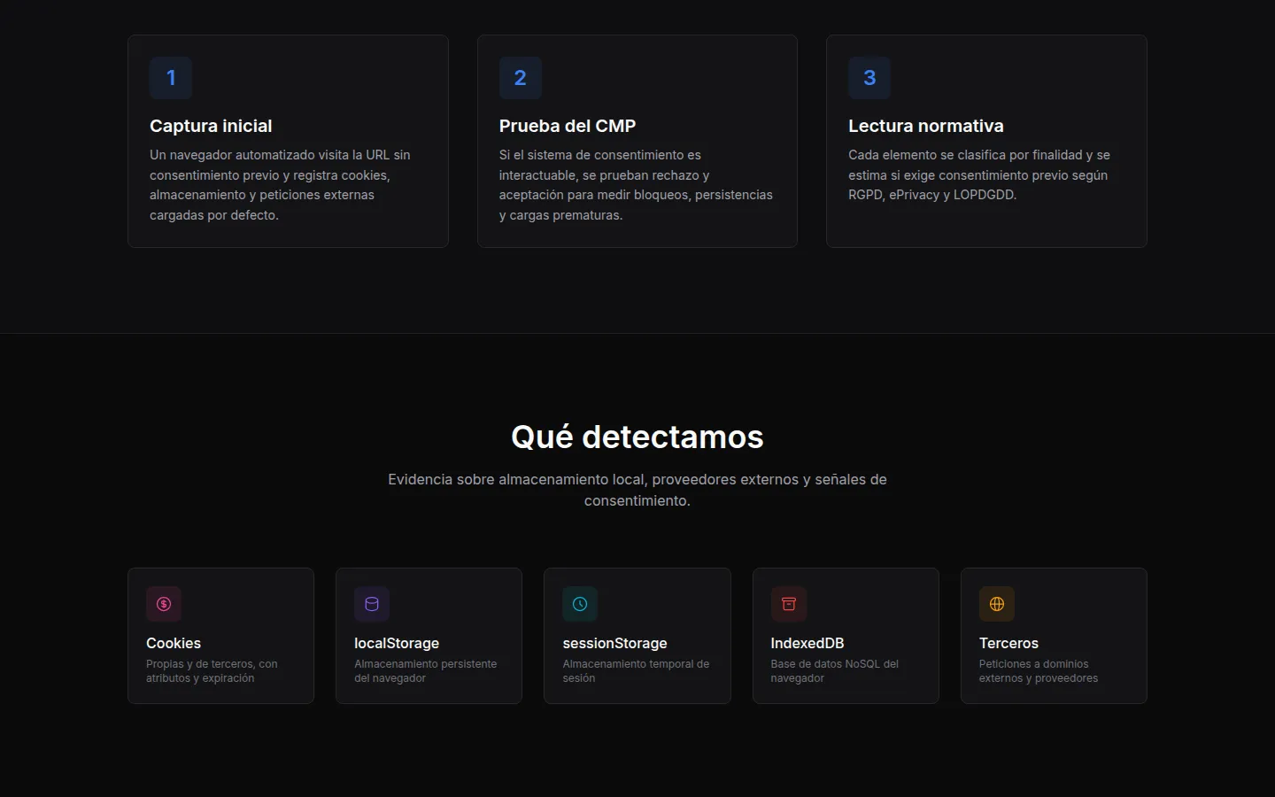 Legal Cookies screenshot 2