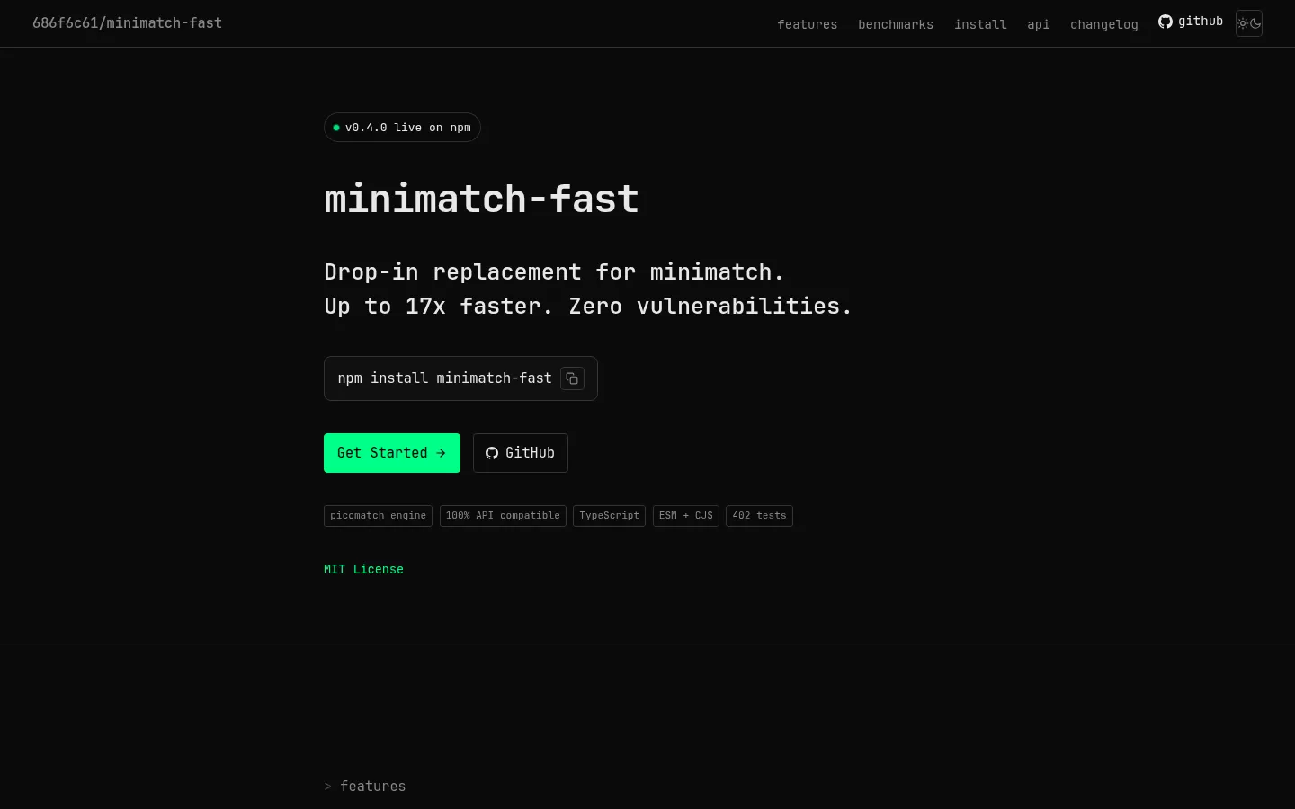 minimatch-fast screenshot 1
