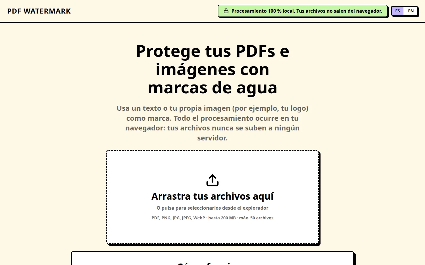 PDF Watermark screenshot 1