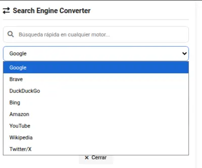 Search Engine Converter v2.0 - imagen 4