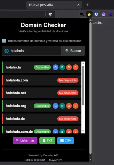 Domain Checker v2.0 - imagen 2