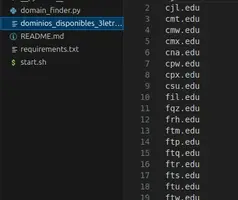 Imagen de ejemplo del proyecto Domain Finder
