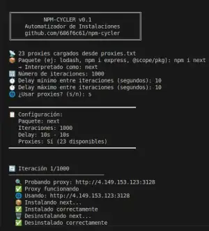 npm Cycler 0.2 - imagen 2