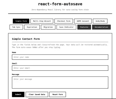 React Form Autosave - imagen 1